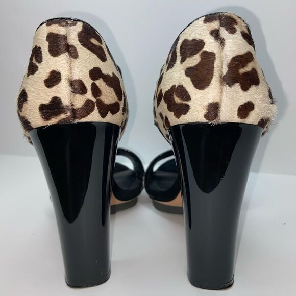 BCBGMaxAzria . Nadalya Leopard High Heels - Picture 3 of 10